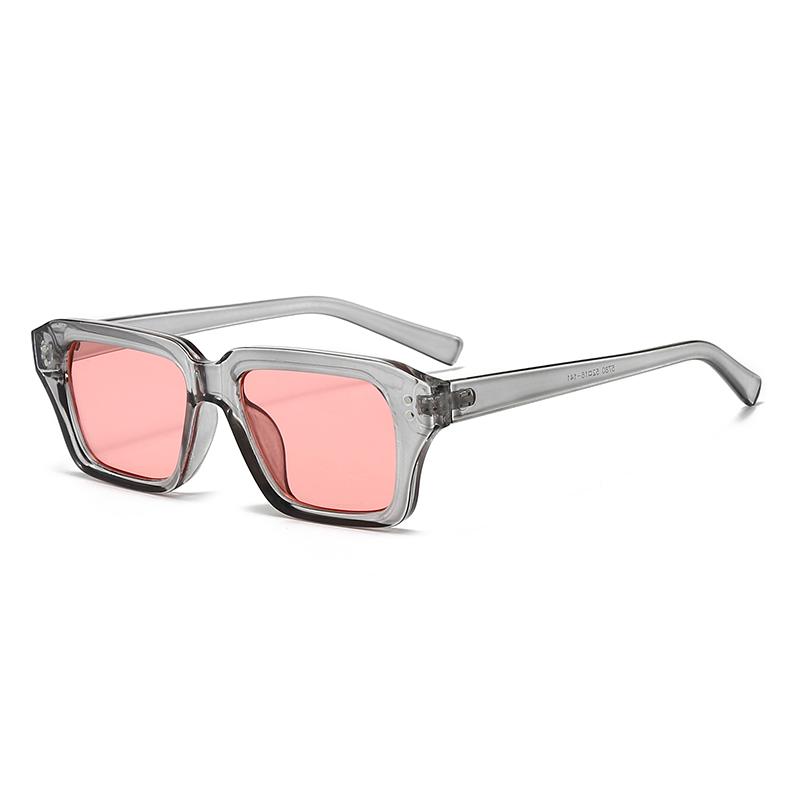 Modne Wykwintne Kwadratowe Okulary Przeciwsłoneczne Damskie Męskie Vintage Słodka Marka Projektant Okulary Przeciwsłoneczne Podróżne Plaża Pani Mężczyzna Okulary UV400