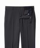MUSINSA STANDARD [Cooltandard] Semi-Wide Hidden Banding Slacks [Gunmetal]