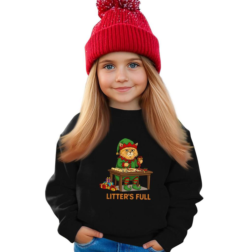 Kinder Sweatshirt Jungen Mädchen Rundhals Sport Sweatshirt Lässiger Pullover Sweatshirt Sportshirt