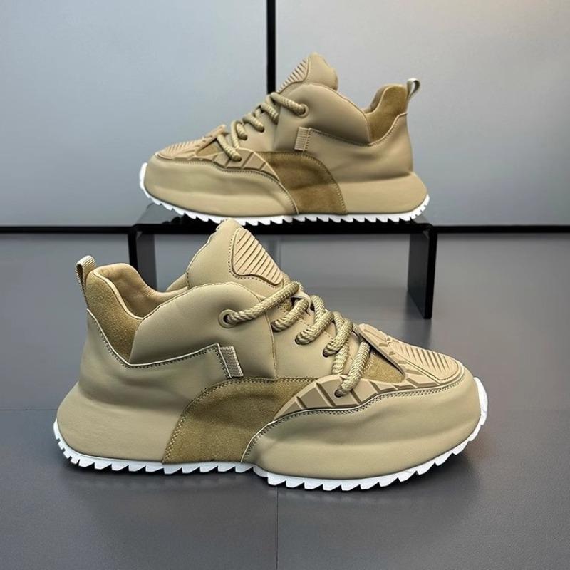 Sommer vielseitige Tasche Sohle atmungsaktiv täglich lässig Deodorant Sportschuhe dicke Sohle erhöhend abriebfest Papa Schuhe Herrenschuhe