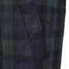 COMMONPEOPLE Wool Blend Check Pattern Coat S Navy X Green Men's Used