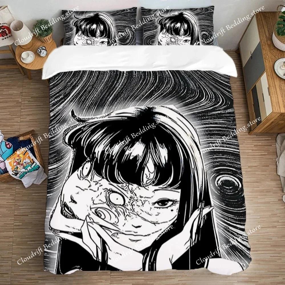 Duvet Covers Bedding Set Double Size Tomie Bed Linen Sets Fashion Quilt Cover Set Pillowcase Art Comforter Queen Home Textile026