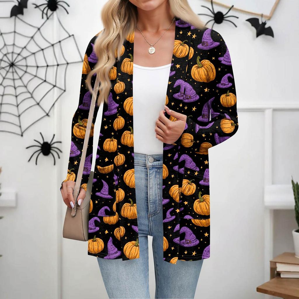 Women's Lightweight Cardigan Sweaters Open Front Long Sleeve Casual Loose Thin Cardigans With Pockets