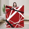 Van Halen White And Black Warm Cozy Blanket For Home Decor  Fashion Throw Blanket Winter Travel Office Flannel Bedspread