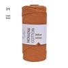 2mm Hollow Pure Cotton Scarf & Bag Yarn for DIY Crochet and Handwoven Projects