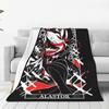 Alastor Hazbined Hoteled Blankets Fleece Decoration Multifunction Lightweight Throw Blankets for Bedding Office Quilt