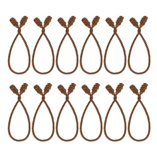 

12 шт. Рождественские завязки для гирлянд 20 дюймов Многоразовые Гибкие Веревки для Подвешивания Венков Скрутки для Венков для Перил Лестниц Деревьев Праздничное Украшение 12pcs