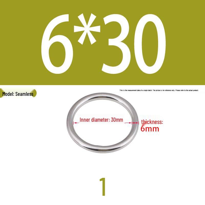 304 Stainless Steel Seamless O-Ring for Lifting and Hammock Yoga Connection