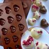 Heart-shaped Silicone Chocolate Mold, DIY Silicone Chocolate Mold