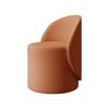Rotating Dressing Stool with Backrest for Bedroom, Nail Salon, or Makeup Room