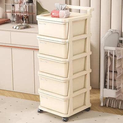 Mobile Multi-Layer Drawer Wardrobe for Baby Products, Storage Cabinet and Shelf for Home Use.