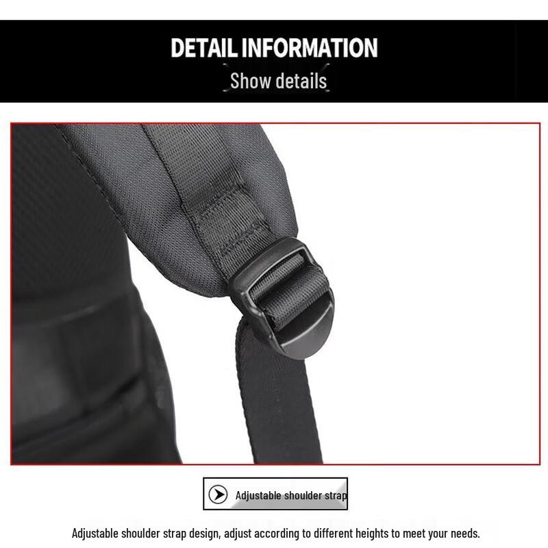 Li Shen Large Capacity Business Laptop Backpack with USB Charging