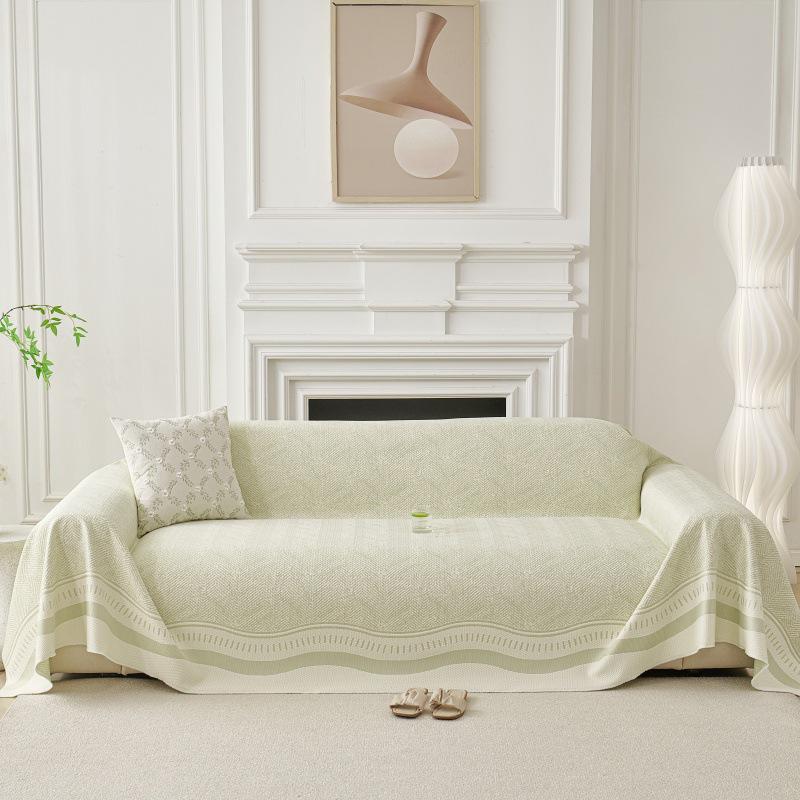 2026 Summer Ice Silk Bean Bag Sofa Cover - Full One-Piece Cooling Cushion 180x130