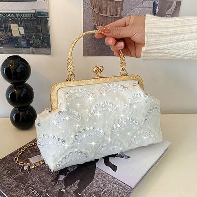 Handbag Niche Design Bag Women's Summer New Fashion Chain Messenger Bag High-end Sequins