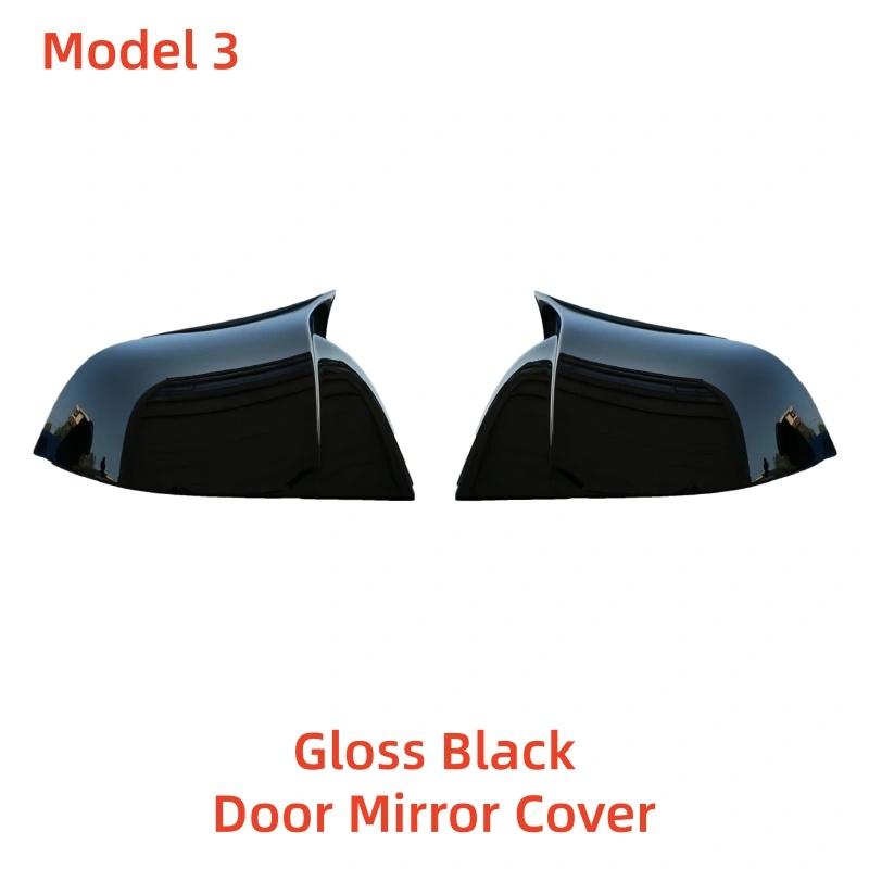 Door Mirror Cover For Tesla Model 3 Model Y Exterior Scratch Protective Car Decoration Stickers Upgrade ABS Plastic Styling