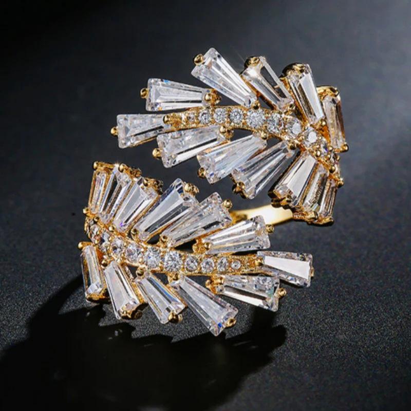 Lindon – bague classique en alliage de cuivre et Zircon, bijoux pour dames, cadeau de fête de promesse de mariage