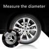 Car Sticker CLS GLA 4 Pieces/Set 75mm For Mercedes Benz AMG W203 W206 W220 W205 W211 W212 Car Wheel Center Hub Caps Benz Emblem 