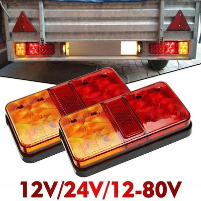 2 stücke Anhänger Beleuchtung Wasserdichte Auto Lkw LED Hinten Schwanz Licht Piloten Auto Anzeige Blinker Für Lkw Van Boot