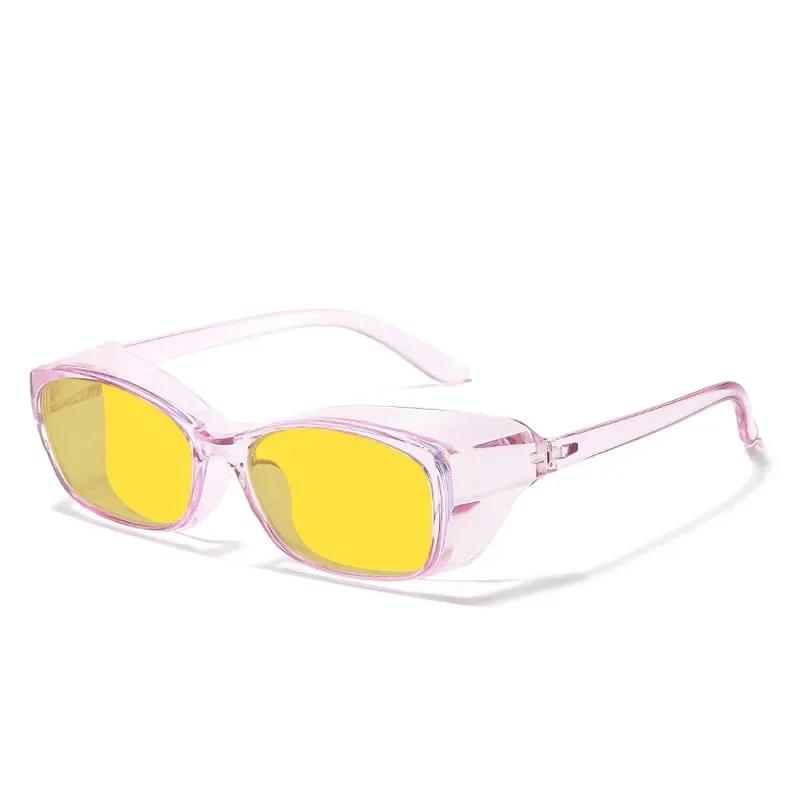 Men's New Anti-blue Light Night Vision Glasses Outdoor Full-rim Protective Sunglasses Neutral Fashion Computer Flat Glasses