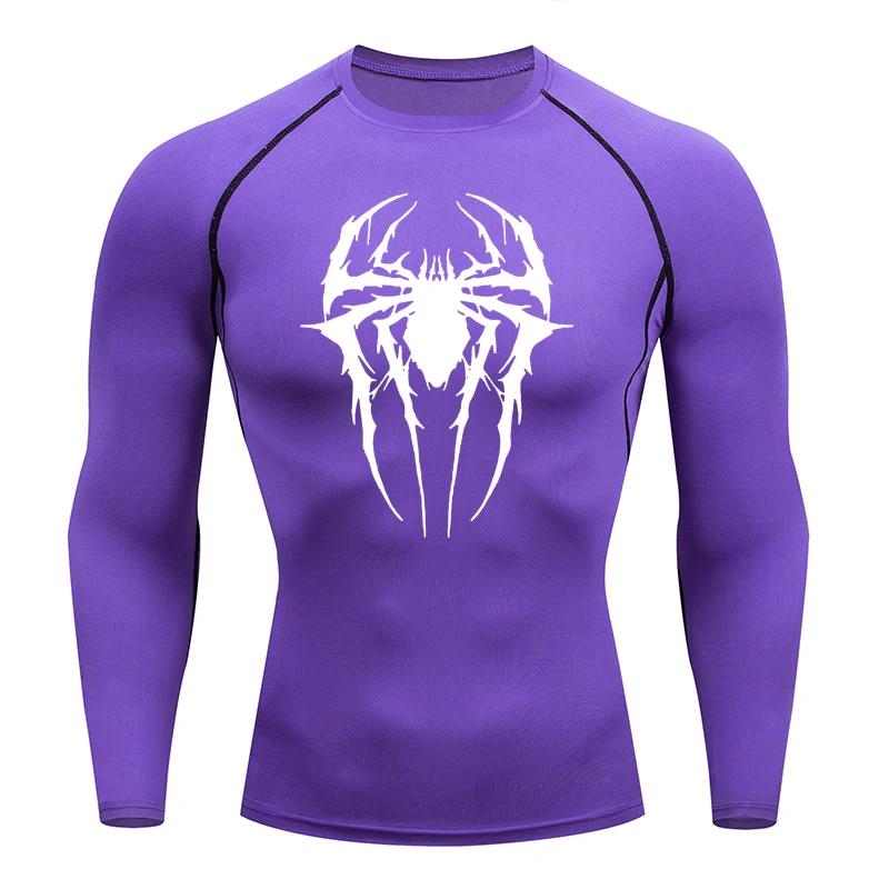 Sportswear Men Gym Compression T Shirt Running Long Sleeve Sports T-shirt Elastic Quick Dry Sport Tops Tee Athletic Shirts Men