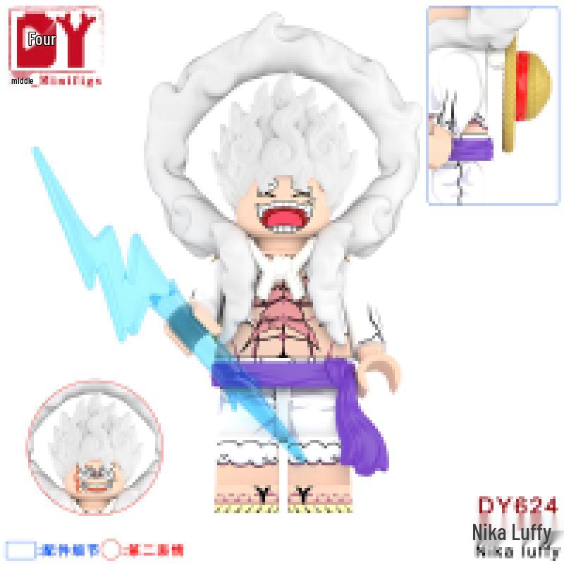 Pirate Anime Series DY601-DY661 Educational Building Block Minifigures Toy for Boys