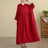 Long Sleeve Plus Size Cotton Vintage Hooded New In Dresses for Women Casual Loose Spring Autumn Dress