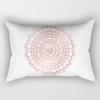 Ins Pink Geometric Waist Pillow Case Car Sofa Pillow Cushion Cover Pillow Case Pillow Case Pillow Case