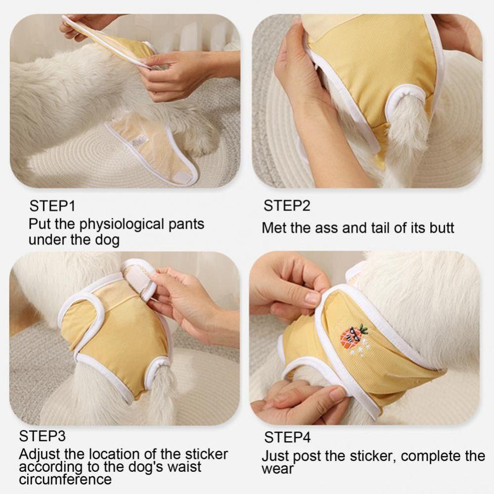 Auslaufsichere Hunde-Physiologische Hose Cartoon Haustierwindel Neue Hunde-Menstruationshose Haustierbedarf