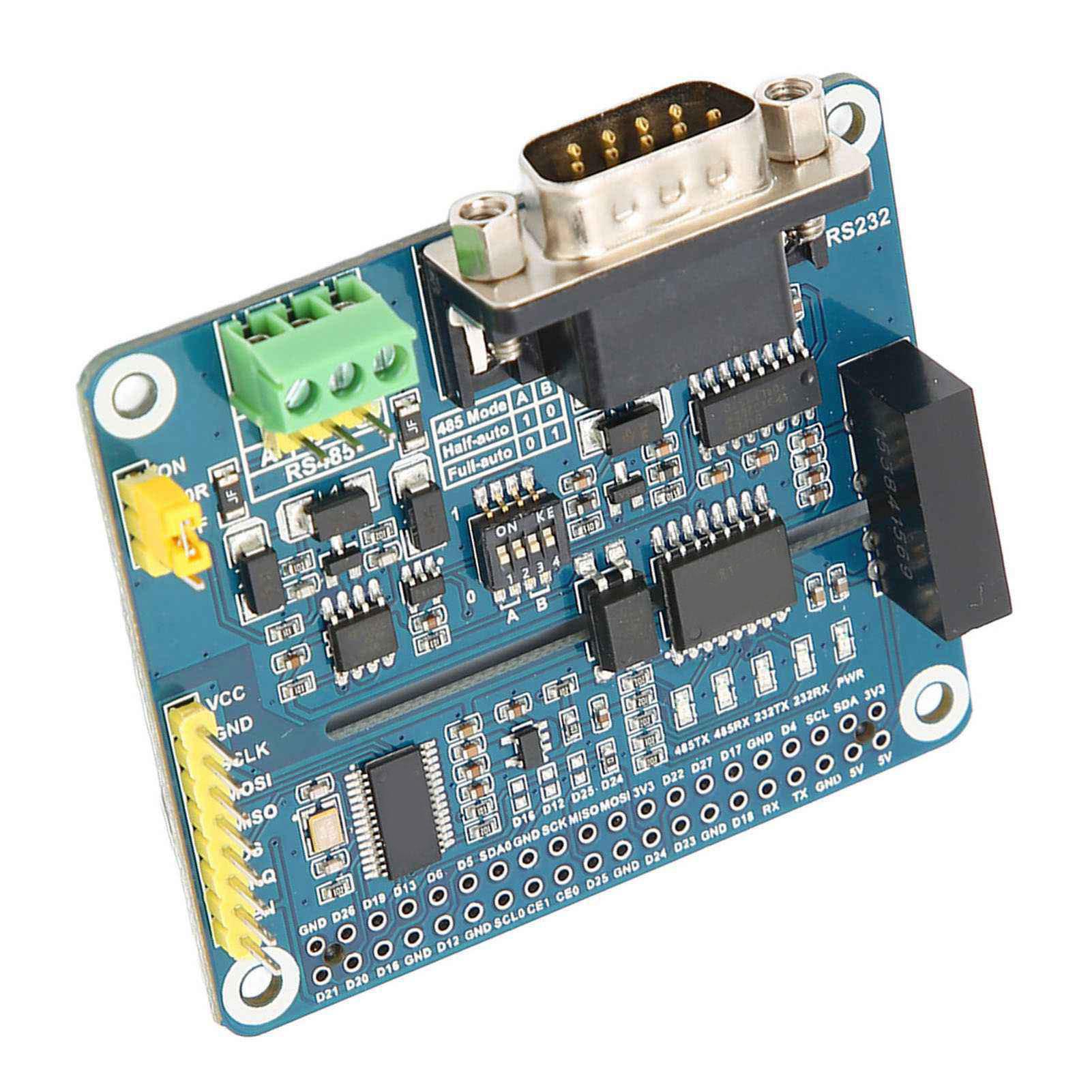 

Expansion Board SP Control Interface Onboard Protection Circuit Isolated RS485 RS232 Module for RPi