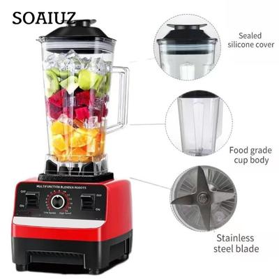2000 W Hochleistungs-Handelsmixer, stationärer Mixer, Küchenmaschine, Eis-Smoothies für die Küche, Hochleistungs-Entsaftermixer, BPA-frei