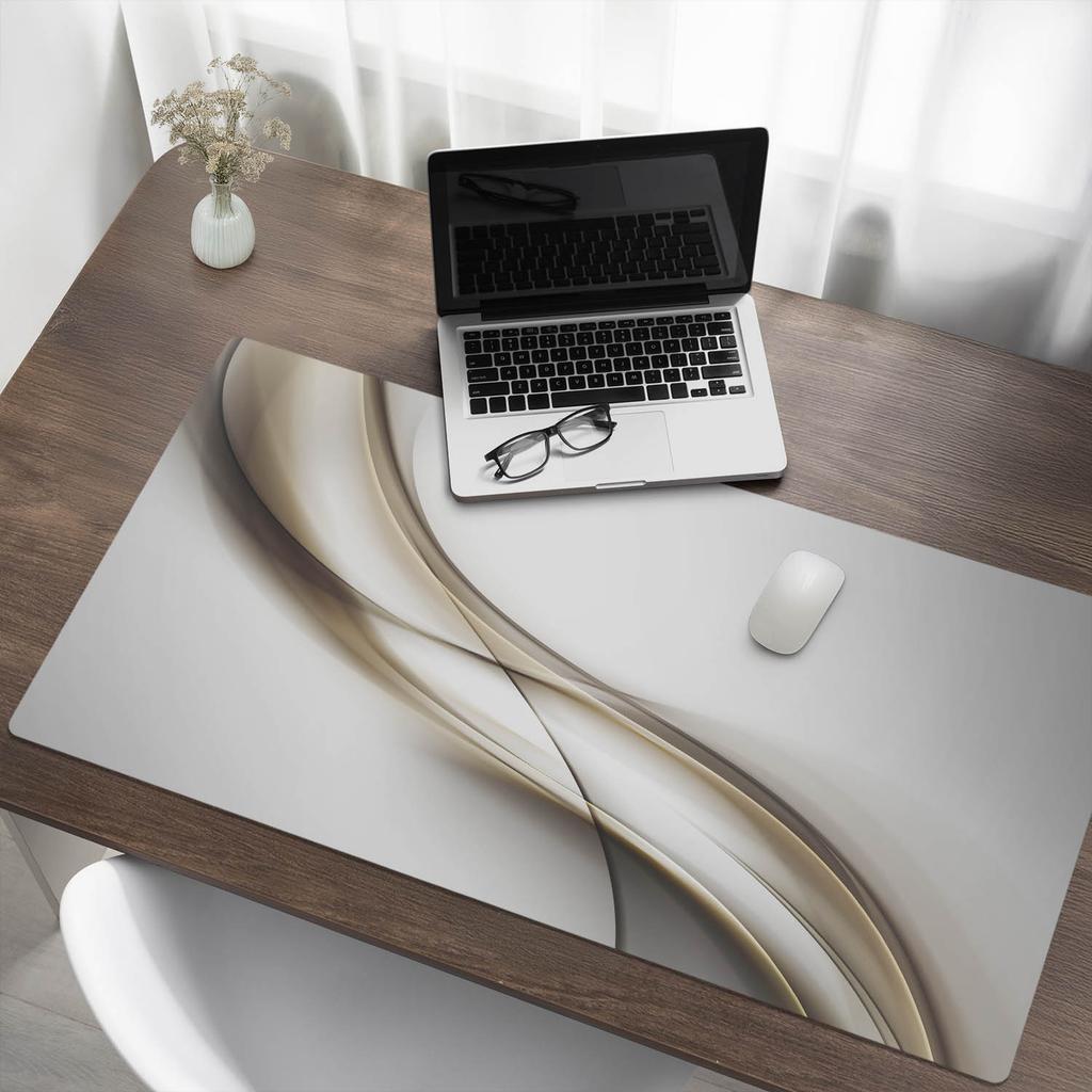 Desk Mat For Graphic Designers And Designers Abstract Waves 120X60 Cm