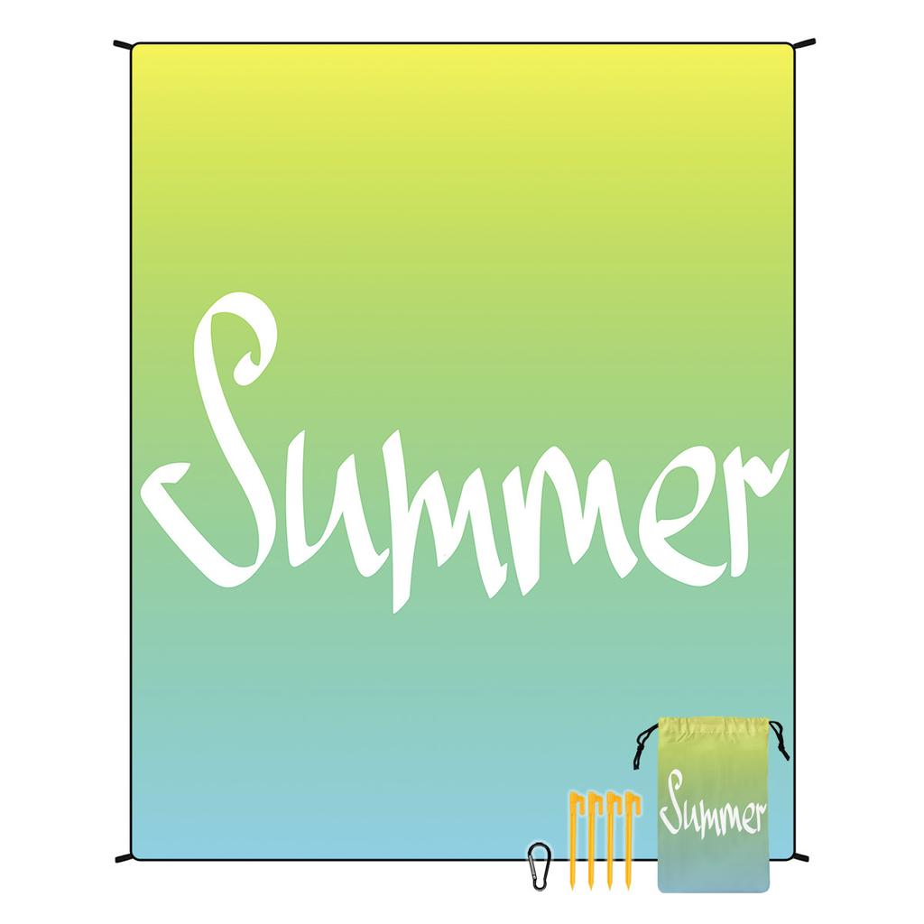 Bohemian Beach Mat Moisture-proof Mat Outdoor Seat Cushion Picnic Mat Customized Tent Camping Floor Mat 180 * 220CM 550g
