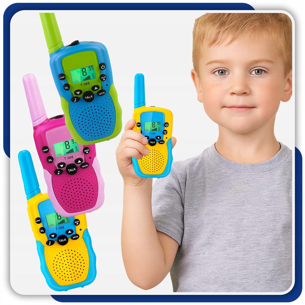 [PACZA] Walkie Talkie Set for Kids 3 Pieces Z3322