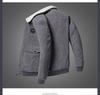 Chaqueta Cárdigan Unisex de Pana con Cremallera y Forro de Terciopelo Plus Otoño/Invierno 2025