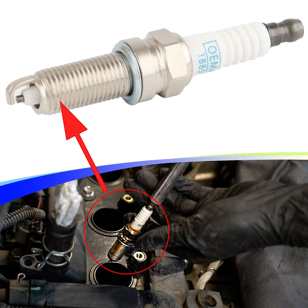 4Pcs Car Iridium Spark Plugs 1885510060 Car Ignition Accessories For Hyundai Accent Veloster Elantra 2006-2015 Kia Rio 2012-2018