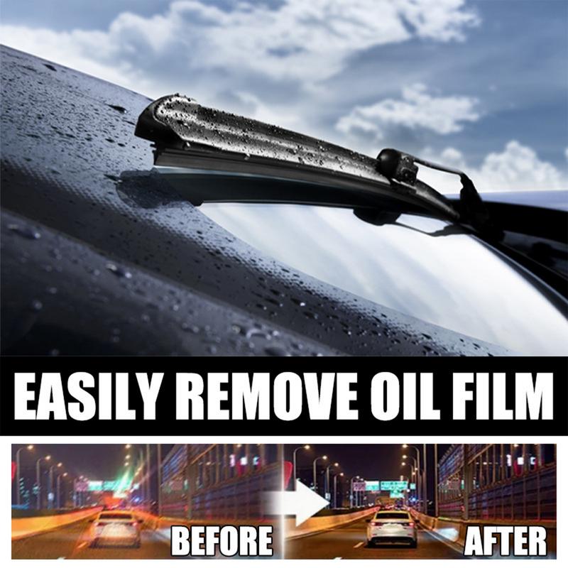 Car Windshield Cleaner Car Windshield Oil Film Remover Invisible Car Window Cleaner Gentle Automotive Glass Cleaner For All