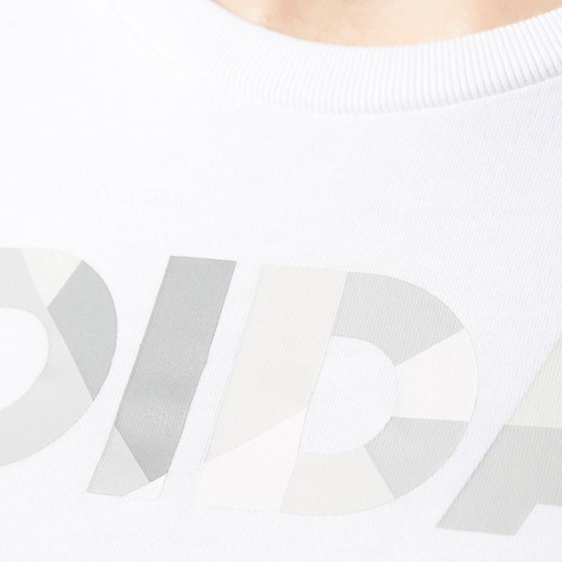 Adidas Sports Series Round Neck Fashion Versatile Short Sleeve Regular T-Shirt Women Tops White CE9202