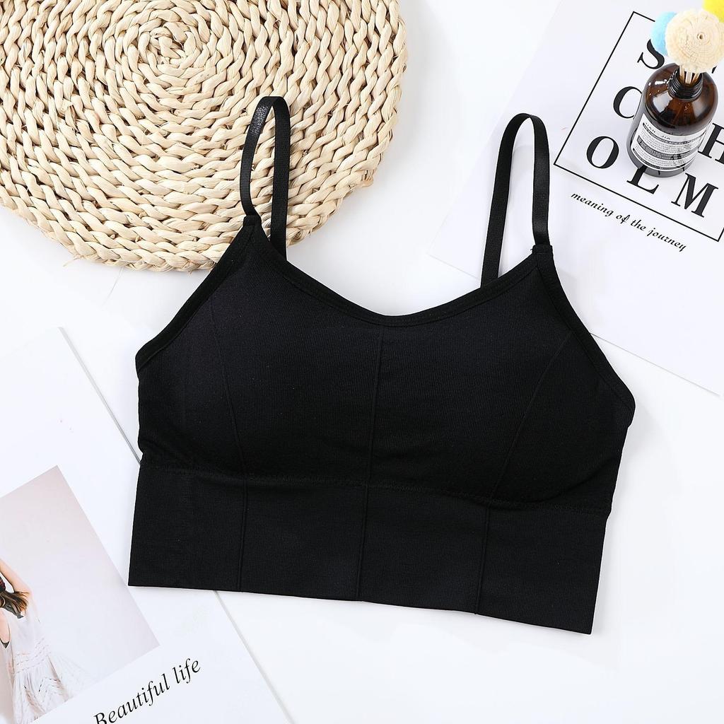 Yoga Bra Adjustable Strap Breathable Sports Push Up Bra Shockproof Padded Sports Yoga Top Athletic Gym Running Fitness Vest Bra