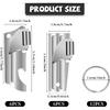 12pcs Can Opener,P-38 and P-51 Can Openers with Key Rings,Stainless Steel Camping Opener,Portable Army Survival for Traveling