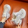 Women's 10cm Height-Enhancing Mesh Dad Shoes - Breathable, Thick-Soled, Casual Sneakers (A8910)