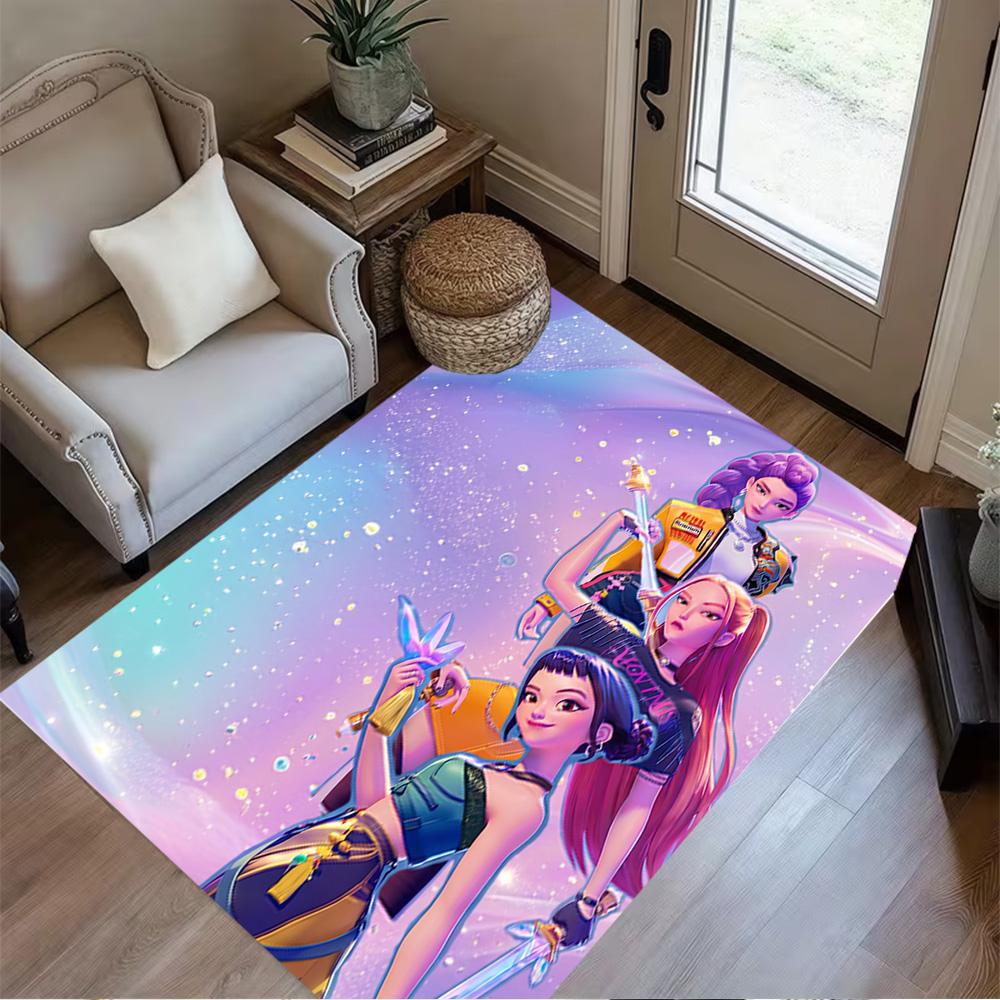 Futuristic Fashion Party Floor Mat Suitable for Study room Game Room Entryway Hallway Antislip Carpet Office home decor Wedding Party Gift