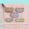 Creative And Fun Cartoon Style Alphabet Collection Metal Alloy Brooch Set For All
