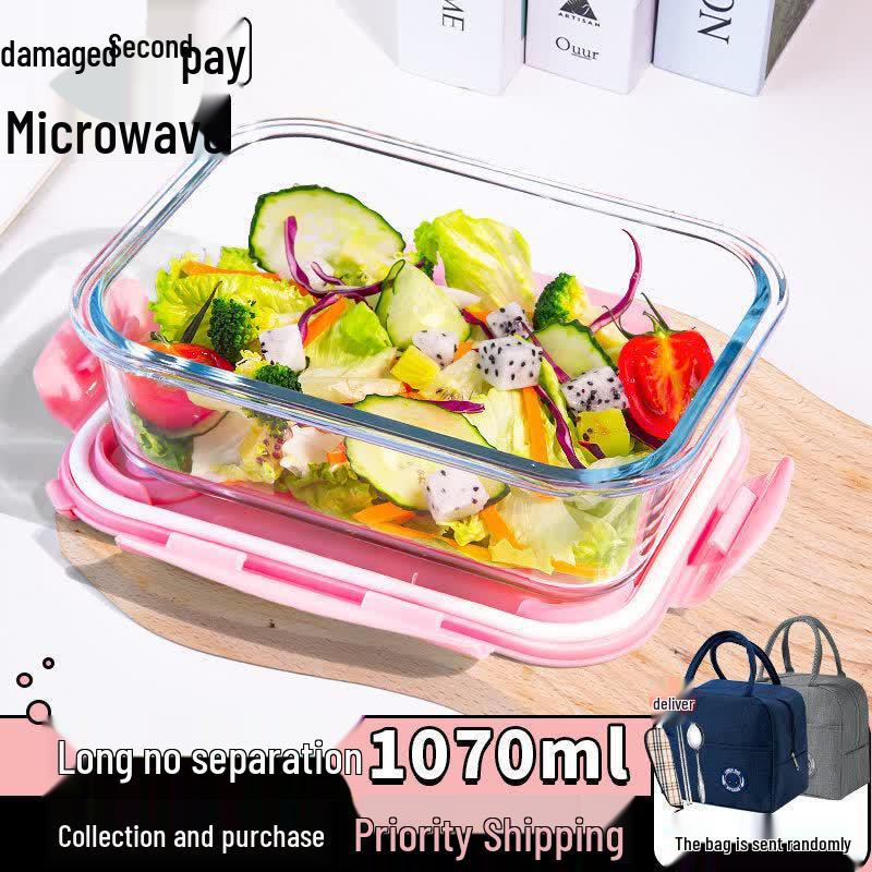 Qiwei Glass Microwaveable Lunch Box