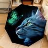 1PC Cats  Automatic Umbrella - Suitable Travel Outdoor Portable Umbrella Birthday Gift Daily Essentials