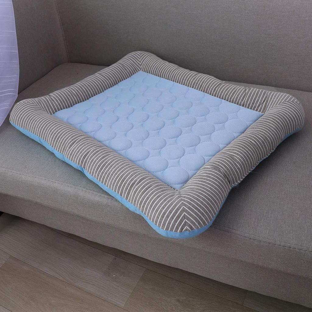 Cooling Pad Bed for Dogs Cats Puppy Kitten Cool Mat Pet Blanket Soft Breathable Ice Silk for pets dog Summer Sleeping Supplies