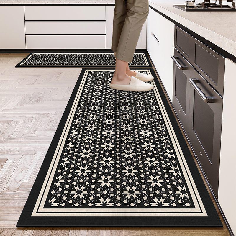 Non-Slip Diatomaceous Earth Kitchen Mat Set - Dirt-Resistant, Easy-Care, Absorbent, Two-Piece Foot Pad Carpet