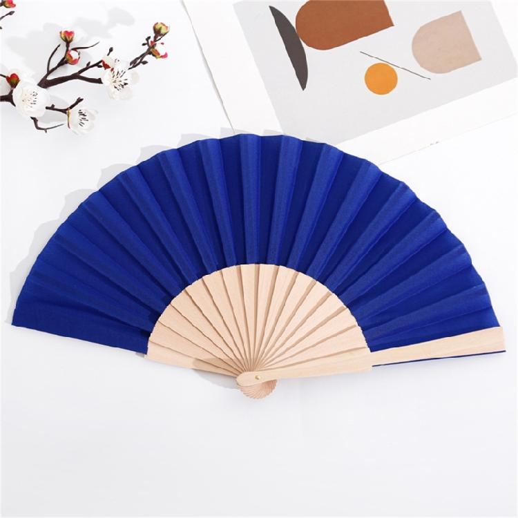 Elegant Foldable Fan With Single Color Silk Cover Practical Craftsmanship Perfect For Important Gatherings