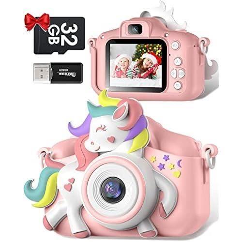 Appareil photo numérique enfant - gofunly x1 - 20mp - hd 1080p - 32gb sd carte