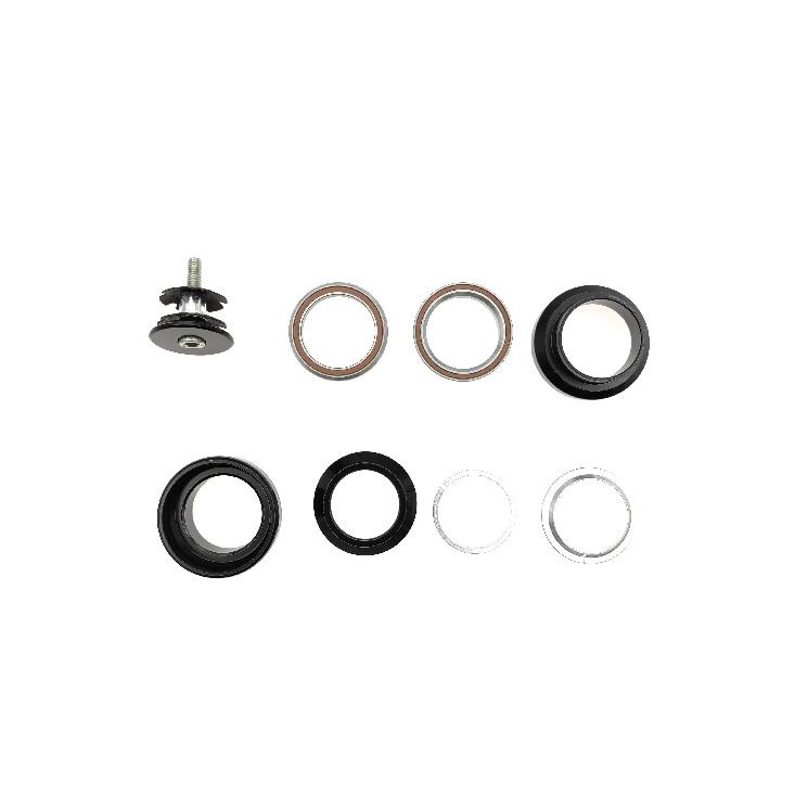 Mountain Bike Road Bike 2 Bearing Headset 1 1/8" 34MM Steering Top Cap Cover External HeadsetsSealed Threadless Fork Stem