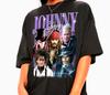 Johnny Depp Shirt - 90s Vintage Celebrity Tee,Jack Sparrow Tshirt,Pirates of Caribbean Shirt